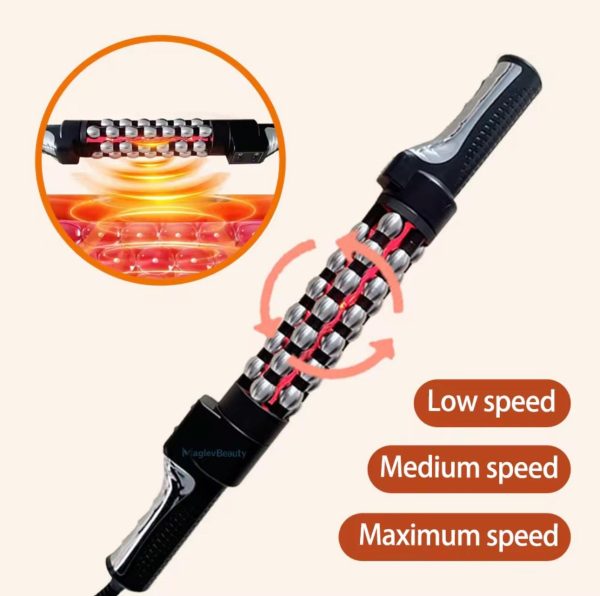 Thermal massage roller for fibrosis